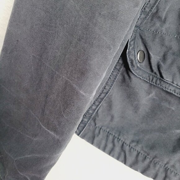 Converse One Star Military Gray Utility Cargo Jacket Small Distressed Weathered - Picture 4 of 10